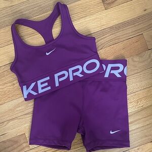 Nike Purple Activewear Set